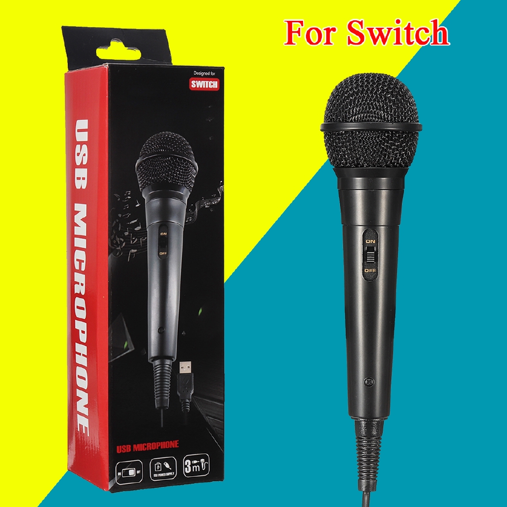 1PC 300CM USB Wired Microphone High performance karaoke Microphone For Switch PS4 for-WiiU PC For All Music Games