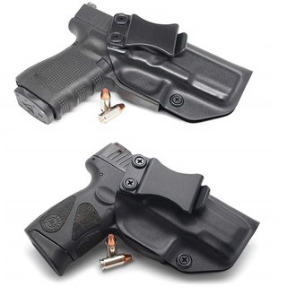 ปกปิด kydex iwb ซองราศีพฤษภ G2C Glock G19 G19X G23 G25 G45 Gen 1 - Gen 5ภายในเข็มขัดปกปิดดำเนินการ