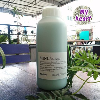 Davines Minu Shampoo 1000 ml แชมพู สำหรับผมทำสี