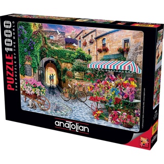 จิ๊กซอว์ Anatolian - The Flower Market  1000 piece  (ของแท้  มีสินค้าพร้อมส่ง)