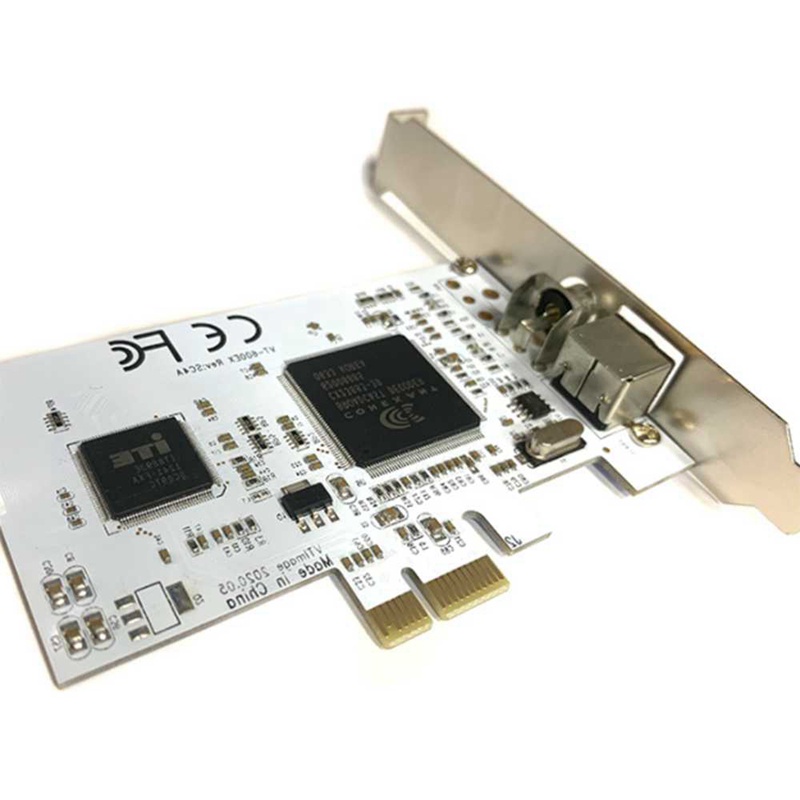 PCI-E Expansion Card PCIE to AV Surveillance HD 640X480 Resolution Video Capture Card Built-in CX23881 Chip #5