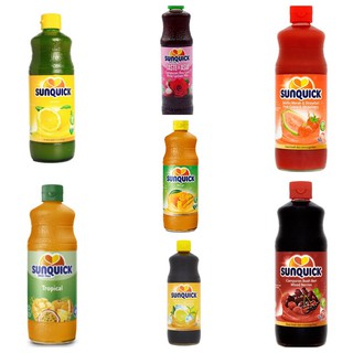 Sunquick น้ำผลไม้สกัดเข้มข้น อดมไปด้วยวิตามินซี ไม่มีส่วนผสมของสี กลิ่นและสารให้ความหวาน สินค้าจากมาเลเซีย exp.07/04/24