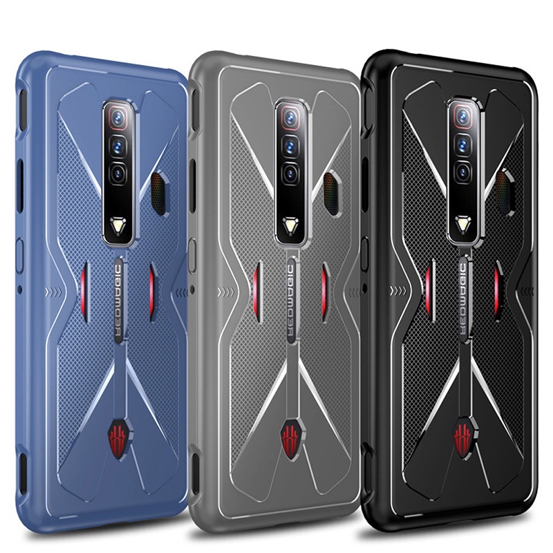 Zte nubia Red Magic 7 7s 6s 6 Pro 5s 5g เคส TPU นิ่ม กันกระแทก กระจายความร้อน รองรับ Gamepad