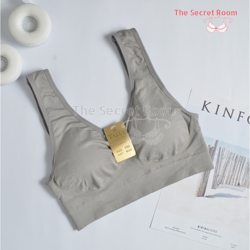 สนิทสนม BRA KEMBEN BRALETTE W050 I SPORT BRA | ถักความสง่างาม | FREE SIZE FIT SIZE 34-40 |