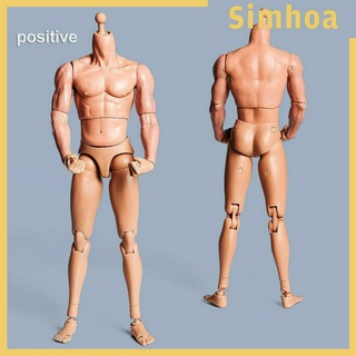 ( Simhoa ) 1 / 6 Male ฟิกเกอร์ Body Nude แคบพร้อมสายคล้องคอ