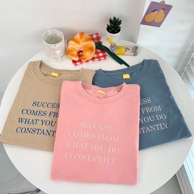 [งานคุณภาพ ไม่มีตำหนิ sale] เสื้อโอเวอร์ไซต์ ผ้าคอตตอน100% [แบบสุ่มลาย] - รูปที่ 6