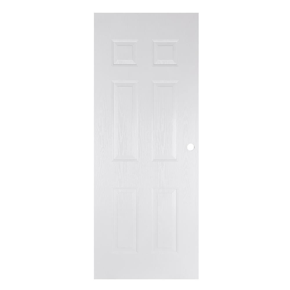 ประตูภายนอก ประตูภายนอก UPVC AZLE ET-04 80x200 ซม. สีขาว ประตู วงกบ ประตู หน้าต่าง AZLE 80X200CM WHITE ET-04 DOOR