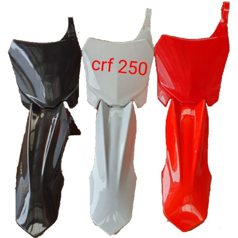 CRF FRONT FENDER CRF NUMBER PLATE / FRONT FENDER PLUS CRF NUMBER PLATE