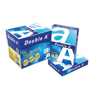 DOUBLE A กระดาษ A4 80 แกรม 500 แผ่น/รีม (5 รีม/กล่อง)