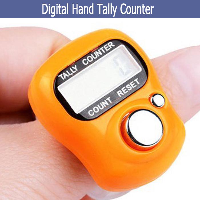 Digit Digital LCD Electronic Finger Hand Ring Tally Counter