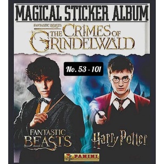 สติ๊กเกอร์ Fantastic Beasts No.53-101 ภาค The Crimes of Grindelwald &amp; Harry Potter ของ Panini