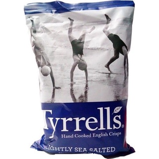 🔥สินค้าขายดี!! Tyrrells Lightly Sea Salted Chips 150g 🚚พร้อมส่ง!✅