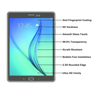 กระจกนิรภัยกันรอยสำหรับ Samsung Galaxy Tab 9.7 SM-P 550 P 555 w / S