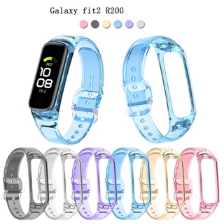 สายรัดข้อมือ TPU เปลี่ยนสีได้ แบบเปลี่ยนสีได้ สําหรับ Samsung Galaxy fit2 SM-R220 Samsung R220