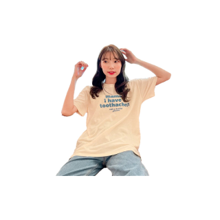 ลด75.- ใส่โค้ด WDNQRR เสื้อยืด Croissant สไตล์เกาหลี เสื้อโอเวอร์ไซน์ เสื้อน่ารัก เสื้อขาว เสื้อผ้าเเฟชั่นผู้หญิง ส