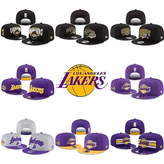 หมวกบาสเก็ตบอล ลาย NBA Los Angeles Lakers สไตล์ฮิปฮอป เหมาะกับของขวัญแฟนคลับ