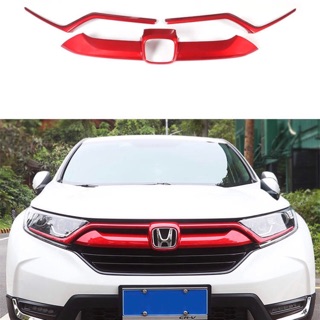 กระจังหน้า - คาดเอวหลัง สีแดงเงา CRV G5