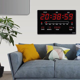 นาฬิกาดิจิตอล LED DIGITAL CLOCK รุ่นPAE-3222 (ตัวเลขสีแดง) นาฬิกาแขวนผนัง นาฬิกาปลุก ดิจิตอลนาฬิกา นาฬิกาแขวน นาฬิกาตั้ง