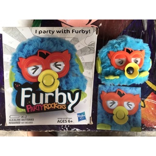 Furby party rockers สีฟ้า พร้อมกล่องเเละคู่มือ มือ1 ของสะสม