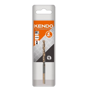 KENDO 10405004 ดอกสว่านเจาะเหล็ก HSS 5.0x86mm | MODERTOOLS OFFICIAL