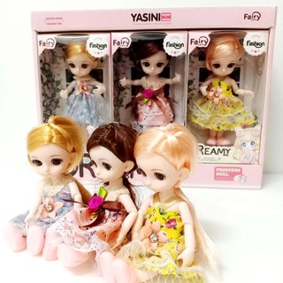 PRINCESS DOLL ตุ๊กตา เจ้าหญิง 3 ตัว  1 ชุด ได้ 3 ตัว แขน ขา งอได้ ตามรูป แน่นอน ตาสวยมาก รับรอง ไม่ผิดหวัง ถูกใจ เด็ก