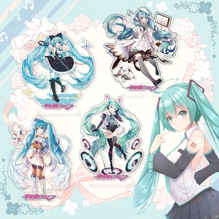 Hatsune Miku VOCALOID HD อะคริลิค สองด้าน แนวตั้ง วาดภาพ ตกแต่งโต๊ะ ตกแต่ง แอนิเมชั่น อุปกรณ์ต่อพ่วง