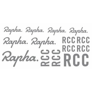 Rapha กรอบหมวกกันน็อค [sticker] 14 ชิ้น ใหม่ ไวนิล ตัดกรอบ หมวกกันน็อค โลโก้ สติกเกอร์ กรอบจักรยานเสือหมอบ