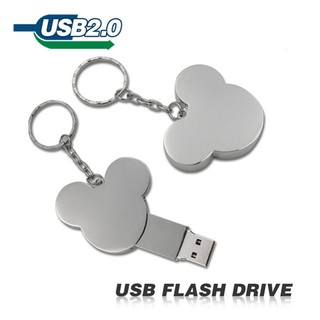 แฟลชไดรฟ์สีเงิน USB Flash Drive 16GB น่ารัก