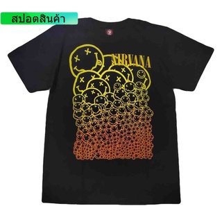 ♨✖✐เสื้อวง Nirvana เสื้อวงร็อค Nirvana T-shirt เสื้อยืดวงร็อค