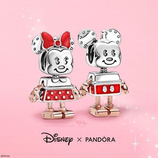 Pandora Disney Micky Mouse/Minnie Mouse Robot Charm