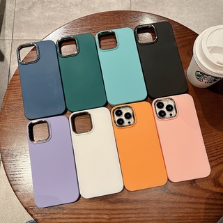 เคสซิลิโคนนิ่ม ไมโครไฟเบอร์ ป้องกันกล้อง สําหรับ iPhone 14 Pro Max 14 Plus