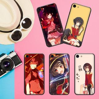 konosuba megumin เคสซิลิโคนอ่อนนุ่มสําหรับ oppo a 3s a 5 a 37 a 39 a 593 f 597