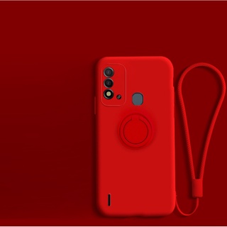 Itel P37 Vision 2s เคสโทรศัพท์มือถือนิ่ม พร้อมแหวนแม่เหล็กตั้งโทรศัพท์ สําหรับ Itel Vision 2s Itel P37 Case 6.52 นิ้ว