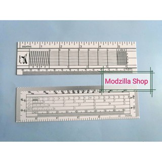 ไม้โปรแทรกเตอร์ ไม้โปรขาว ไม้บรรทัด Protractor Ruler Protracter