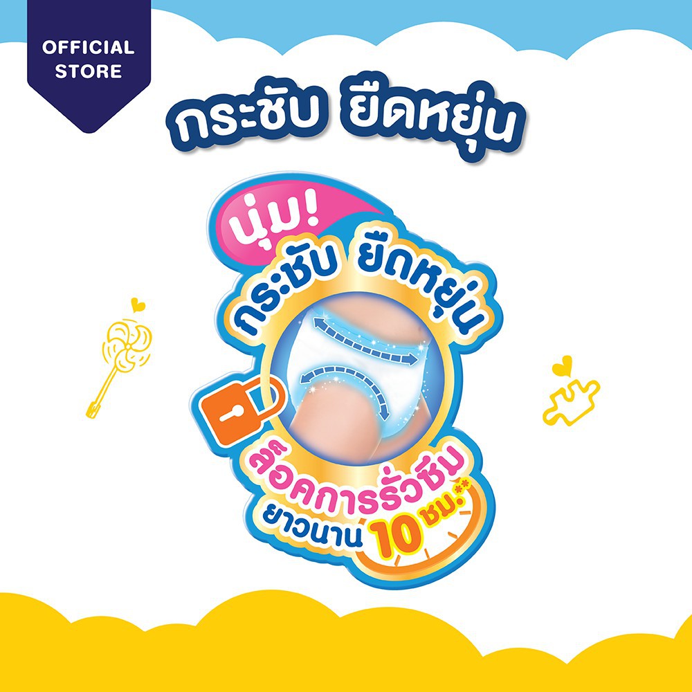 [โฉมใหม่ ขายยกลัง]BABYLOVE PLAYPANTS กางเกงผ้าอ้อมเด็ก เบบี้เลิฟ เพลย์แพ้นท์ ขนาดจัมโบ้ - 3