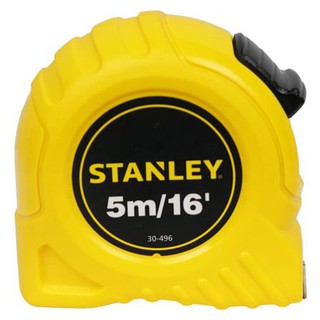 เครื่องมืออุปกรณ์ ตลับเมตร STANLEY GLOBAL TAPE 5 เมตร สีเหลือง ใช้งานง่าย