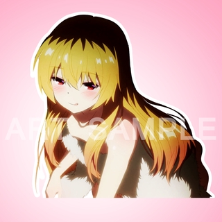 Arifureta Yue สติ๊กเกอร์ 2 ชิ้น shokugyou de sekai saikyou Sticker น่ารัก สติกเกอร์Anime Sticker Dicut Fan Sticker