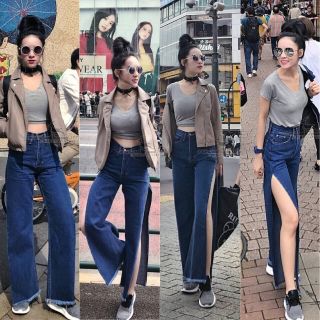 👖กางเกงยีนส์ทรงบอยเอวสูง👖