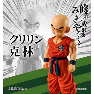 [ส่งฟรี] Model Dragon Ballz   คุริริน  วัสดุ PVC  สูง  18 ซม.