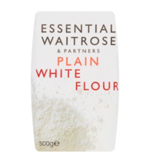 Essential Waitrose Plain White Flour 500g.Cake Bakery Pizza Roti เอสเซนเชียลไวท์โรสแป้งสาลี 500g.เค้ก เบเกอรี่ พิซซ่า