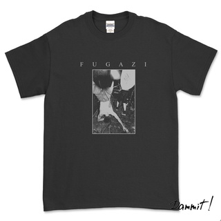 ผ้าฝ้ายคอกลมเสื้อยืด Fugazi BAND - S, M, L, XLfrom S-4XL