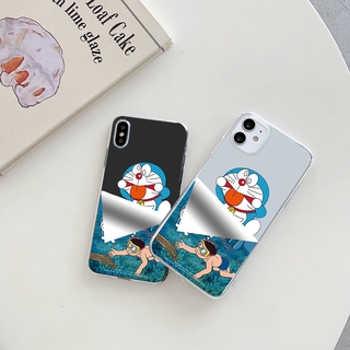 Doraemon เคสไอโฟน X Xr Xs Max cover make faces 7 8 Plus Se 2020 8พลัส เคส iPhone 14 plus 14 13 12 11 promax phone case