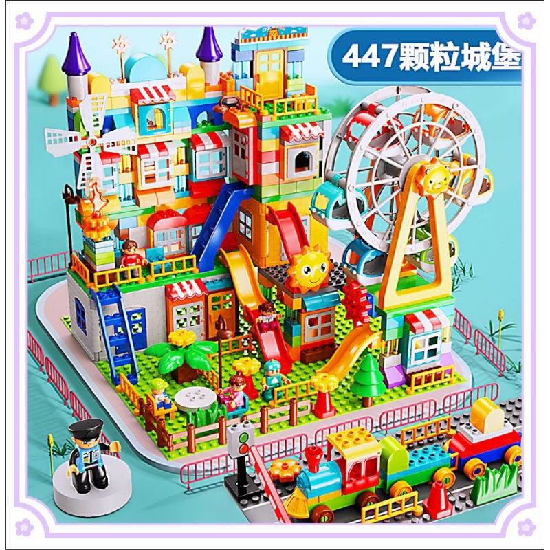 62-310 Pieces DIY Building Blocks Bulk Compatible With Duplo Animals Marble Run City Classic Bricks Assembly Model Kids Toys - 26 - View #6