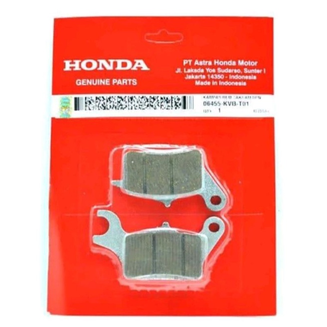 ผ้าเบรคหน้า Honda Vario Beat Scoopy แท้ 06455-KVB-T01