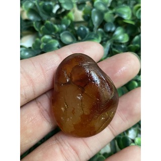 (Z)พลอยธรรมชาติ คานีเลี่ยน(Carnelian) พลอยแท้100% น้ำหนัก 160.00 กะรัต