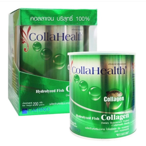 Collahealth Collagen คอลลาเจนบริสุทธิ์ คอลลาเฮลท์(ชนิดผง) 200 g. ราคาถูกที่สุด !! พร้อมส่ง หมดอายุ 25/11/2022