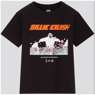 แฟชั่นคลาสสิกผ้าฝ้ายแท้[Uniqlo] ของเล่นเด็ก Billie Eilish Murakami UtS-5XL