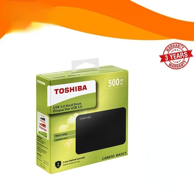 Toshiba Canvio 500GB/1TB/2TB Portable External Hard Drive Hard Disk Storage+ Pouch