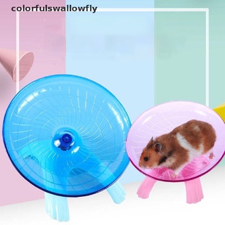 Colorfulswallowfly Pet Hamster Flying Saucer Exercise Squirrel Wheel Hamster Mouse Running Disc CSF