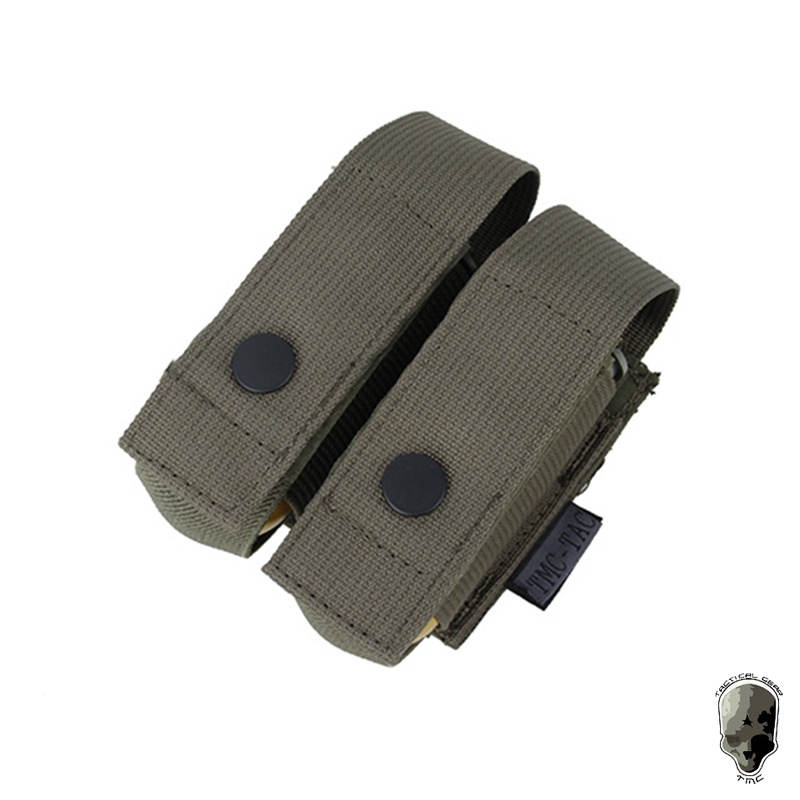 [หุ้นล่าสุด] TMC Tactical Double 40mm Mag Pouch MOLLE 500D Cordura Tactical Mag Holder 2735